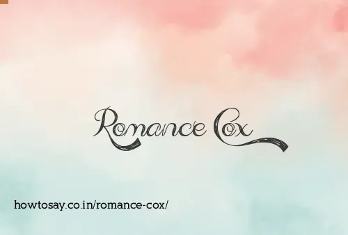 Romance Cox