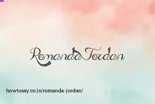 Romanda Jordan
