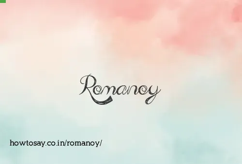 Romanoy