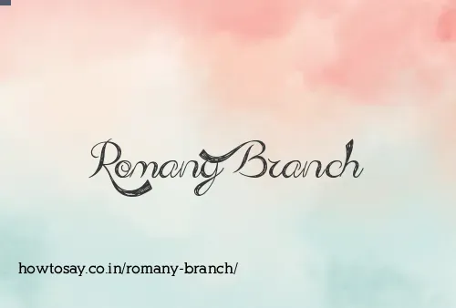 Romany Branch