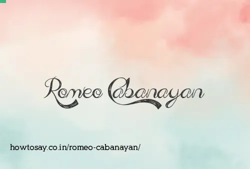 Romeo Cabanayan