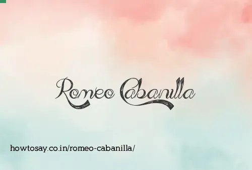 Romeo Cabanilla