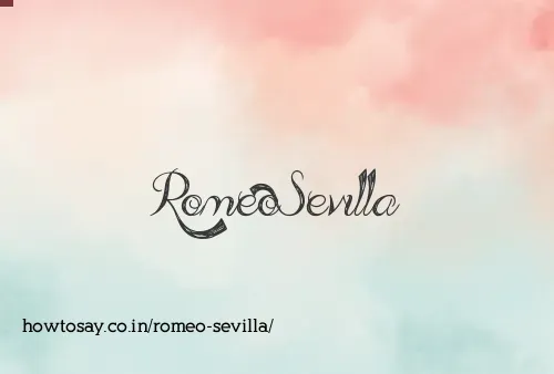 Romeo Sevilla