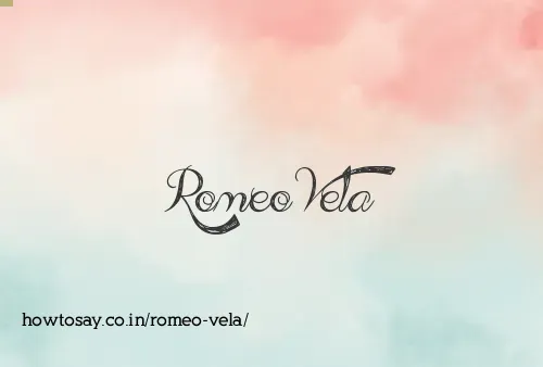 Romeo Vela