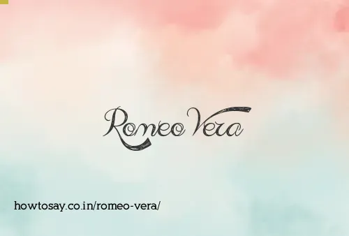 Romeo Vera