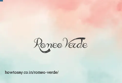Romeo Verde