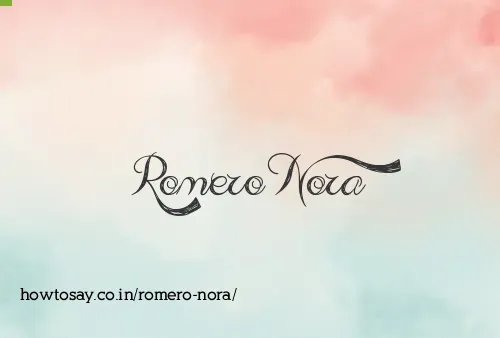 Romero Nora