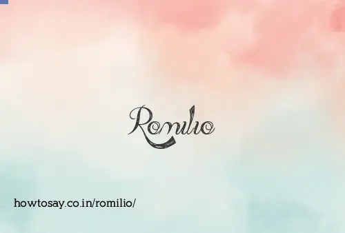 Romilio