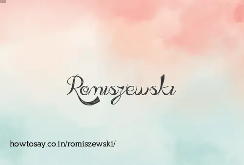 Romiszewski