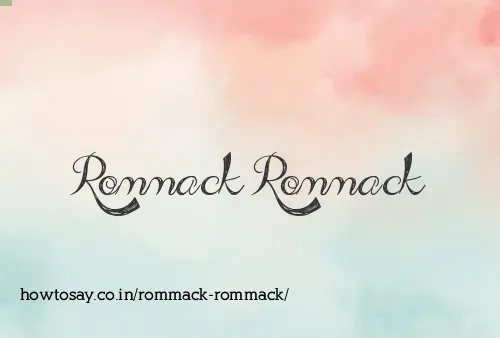 Rommack Rommack