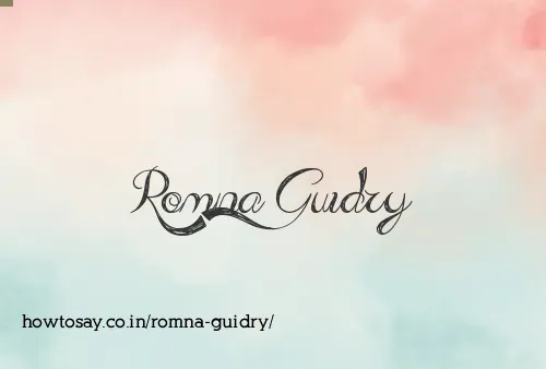 Romna Guidry