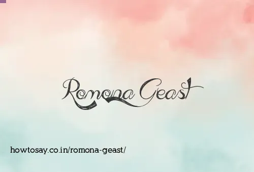 Romona Geast