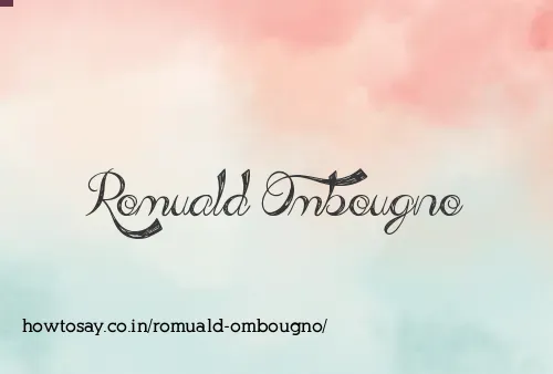 Romuald Ombougno