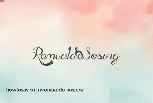 Romualdo Sosing