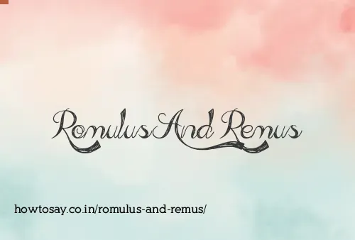 Romulus And Remus