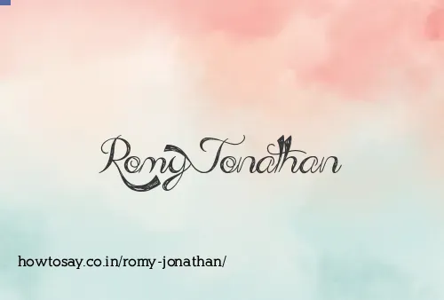 Romy Jonathan