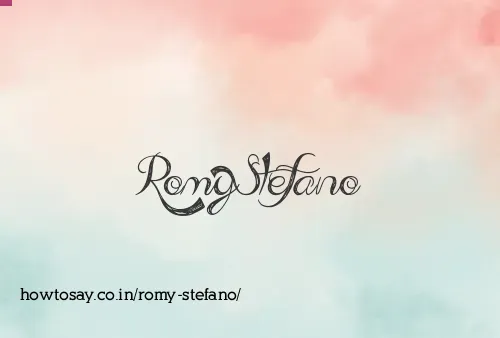 Romy Stefano