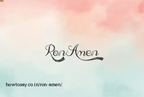 Ron Amen