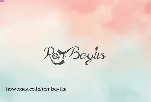 Ron Baylis