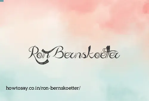 Ron Bernskoetter