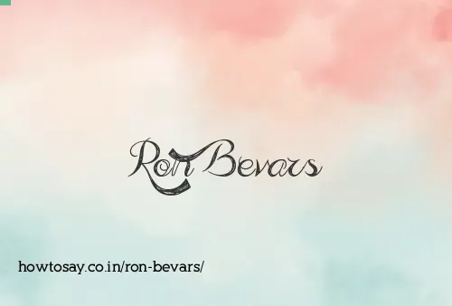 Ron Bevars