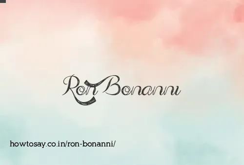 Ron Bonanni