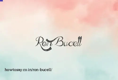 Ron Bucell