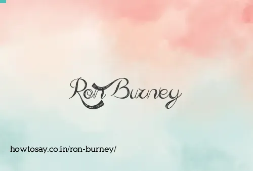 Ron Burney
