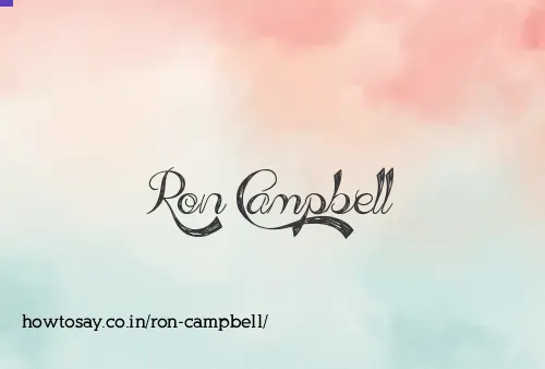 Ron Campbell