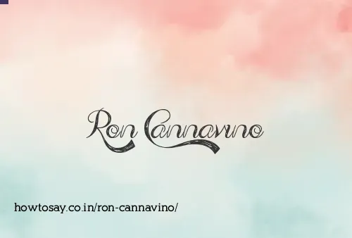 Ron Cannavino