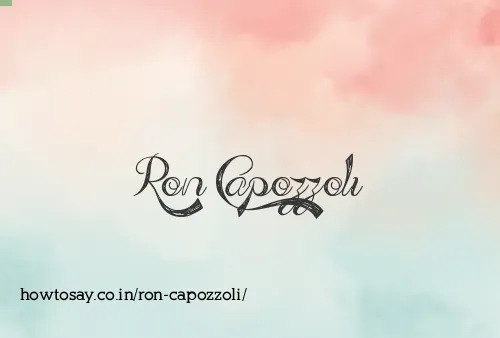 Ron Capozzoli