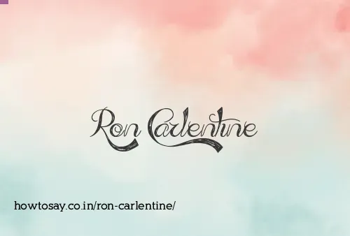 Ron Carlentine