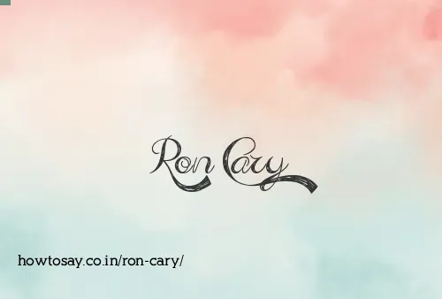 Ron Cary