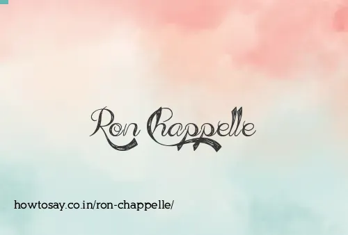 Ron Chappelle