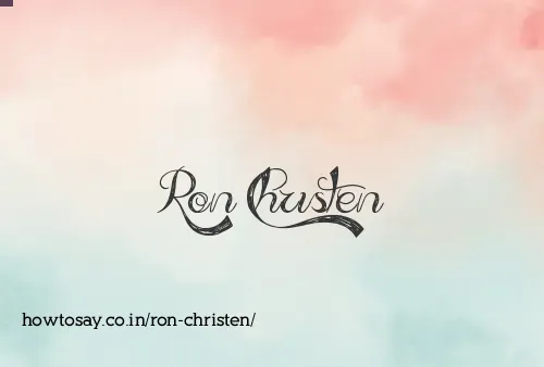 Ron Christen