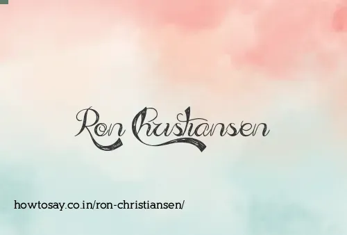 Ron Christiansen