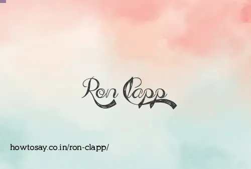 Ron Clapp