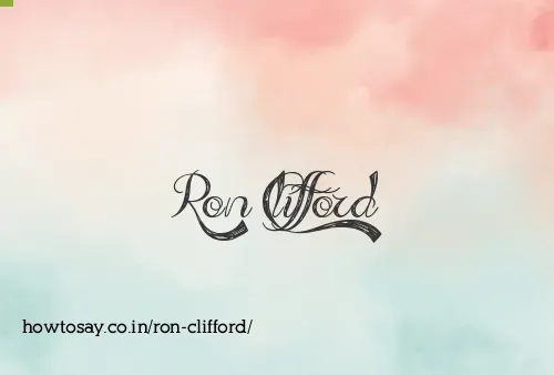 Ron Clifford