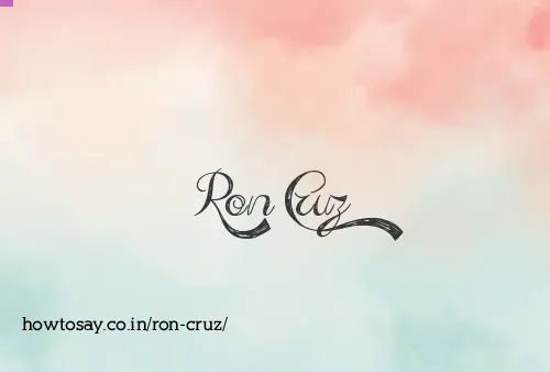 Ron Cruz