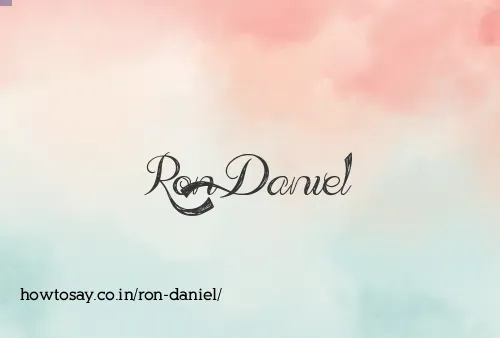 Ron Daniel