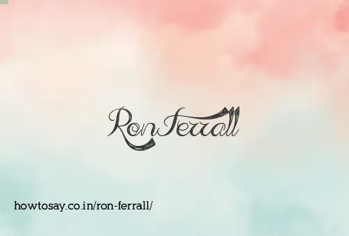 Ron Ferrall