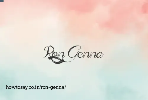 Ron Genna