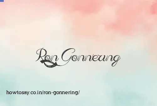 Ron Gonnering