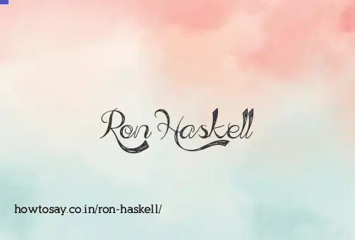 Ron Haskell