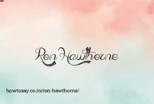Ron Hawthorne