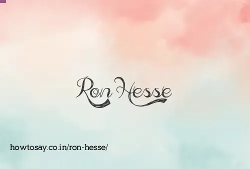 Ron Hesse