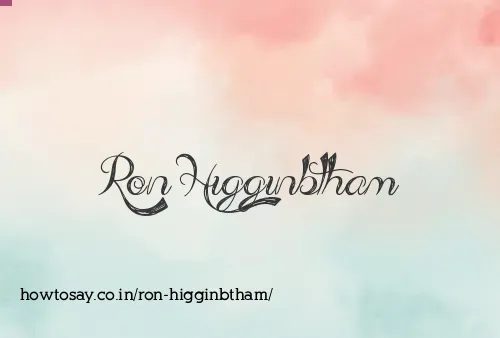 Ron Higginbtham