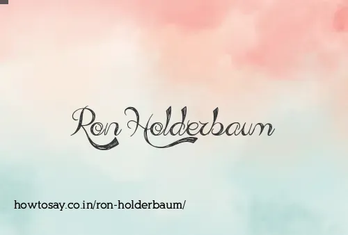 Ron Holderbaum