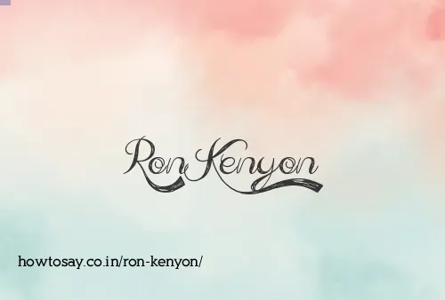 Ron Kenyon