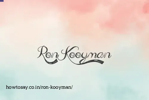 Ron Kooyman